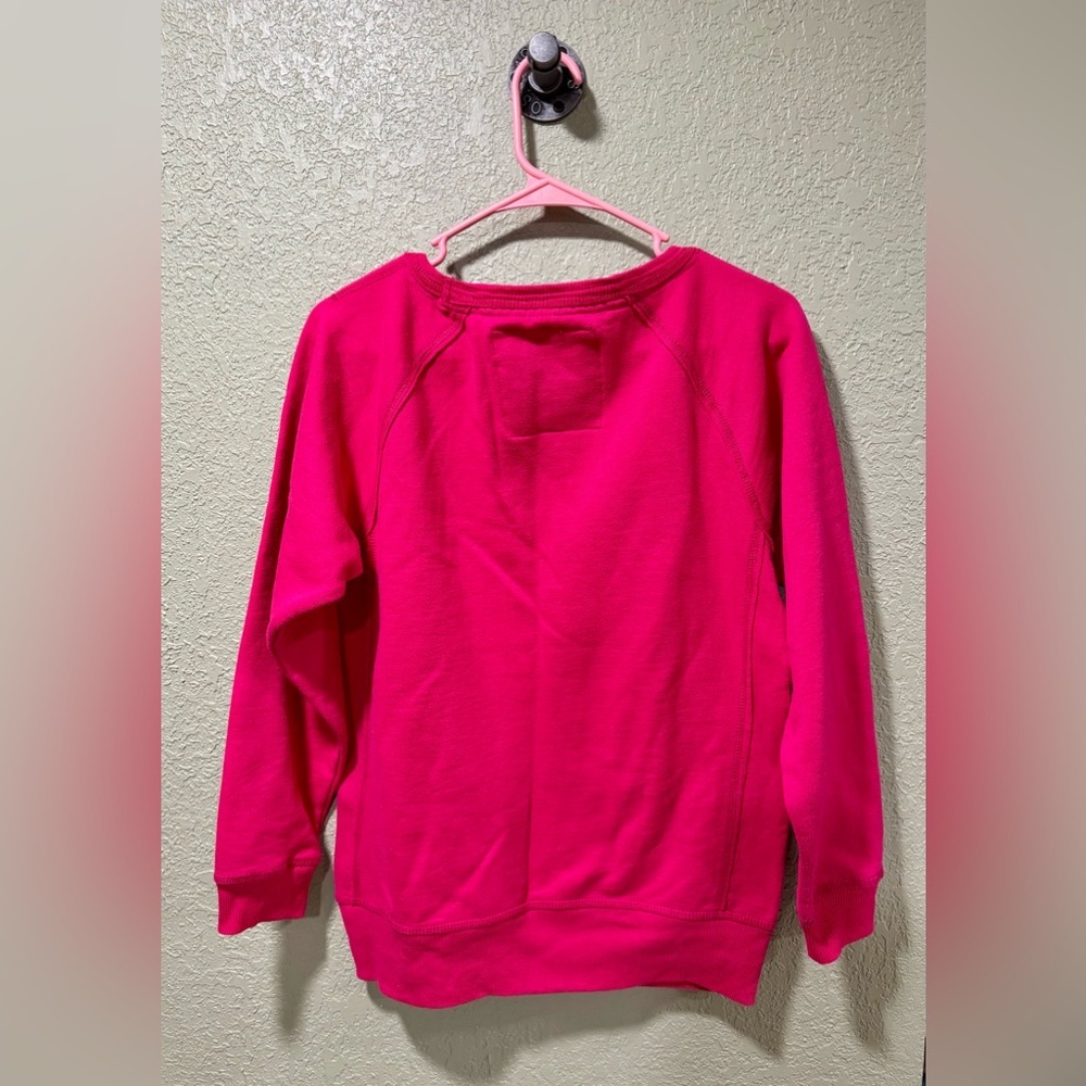 Wisconsin Badgers Sweatshirt Pink J America Size M - Picture 3 of 4